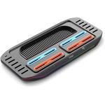iPega SW2210, multifunkčný nabíjací RGB stojan pre Nintendo Switch 2, čierny