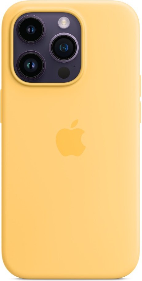 iPhone 14 Pro Max Silicone Case with MS - Sunglow