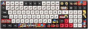 IQUNIX F97, bezdrôtová mechanická herná klávesnica, DE layout, Graffiti Slate