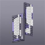 IQUNIX F97, bezdrôtová mechanická herná klávesnica, US layout, Lavandin