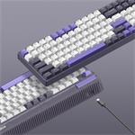 IQUNIX F97, bezdrôtová mechanická herná klávesnica, US layout, Lavandin