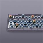 IQUNIX F97, bezdrôtová mechanická herná klávesnica, US layout, Lavandin