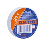 Izolačná páska PVC 15x10 biela, 1ks