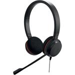 Jabra Evolve 20 slúchadlá, čierne