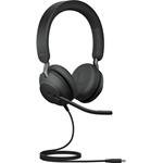 Jabra Evolve2 40 SE slúchadlá, čierne