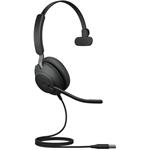 Jabra Evolve2 40 SE slúchadlá, čierne