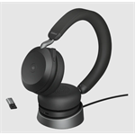 Jabra Evolve2 75 MS Stereo USB-BT, stand, čierne