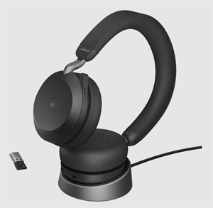 Jabra Evolve2 75 MS Stereo USB-BT, stand, čierne
