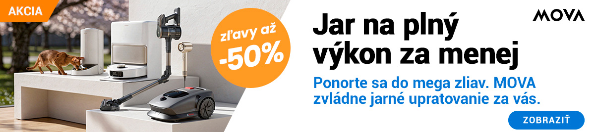 Jarné zľavy až do -50% na produkty MOVA