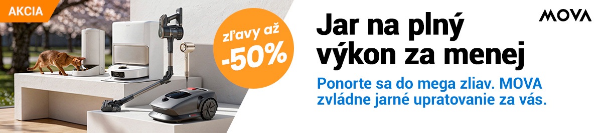 Jarné zľavy až do -50% na produkty MOVA