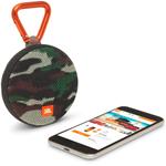 JBL Clip 2, bluetooth prenosný reproduktor, Squad