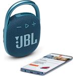 JBL Clip 4 Blue, bluetooth prenosný reproduktor, modrý