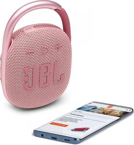 JBL Clip 4 Pink, bluetooth prenosný reproduktor, ružový