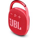 JBL Clip 4 Red, bluetooth prenosný reproduktor, červený