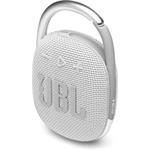 JBL Clip 4 White, bluetooth prenosný reproduktor, biely