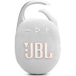 JBL Clip 5, prenosný vodotesný reproduktor, biely