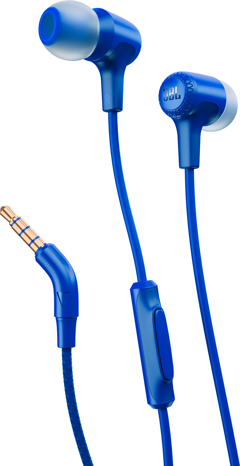 JBL E15, slúchadlá, modré