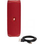 JBL Flip 5 Red, bluetooth reproduktor, červený