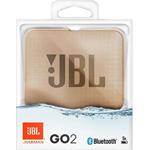 JBL GO2 Champagne, vodotesný Bluetooth reproduktor