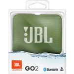 JBL GO2 Green, vodotesný Bluetooth reproduktor