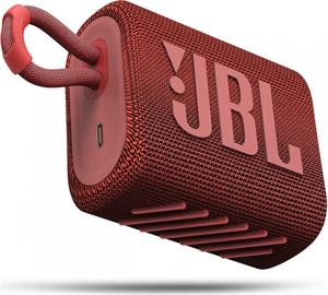 JBL GO3 RED, prenosný vodotesný reproduktor, červený