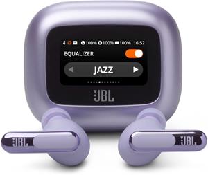 JBL Live Beam 3 Purple, bezdrôtové slúchadlá, fialové