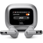 JBL Live Beam 3 Silver, bezdrôtové slúchadlá, strieborné