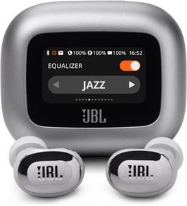 JBL Live Buds 3 Silver, bezdrôtové slúchadlá, strieborné