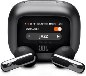 JBL Live Flex 3 Black, bezdrôtové slúchadlá, čierne