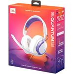 JBL Quantum 250, herné slúchadlá, biele