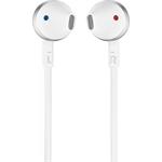 JBL T205BT, slúchadlá, strieborné