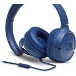 JBL Tune 500 Blue, náhlavné slúchadlá, modré