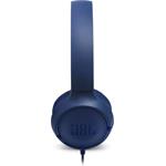 JBL Tune 500 Blue, náhlavné slúchadlá, modré