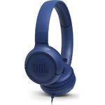 JBL Tune 500 Blue, náhlavné slúchadlá, modré