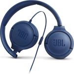 JBL Tune 500 Blue, náhlavné slúchadlá, modré