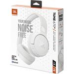 JBL Tune 670NC White, bezdrôtové slúchadlá, biele