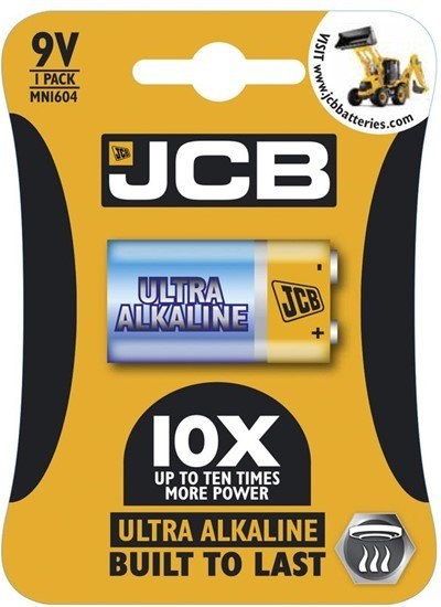JCB Oxi Digital 6LR61/9V, alkalická batéria, blister 1ks