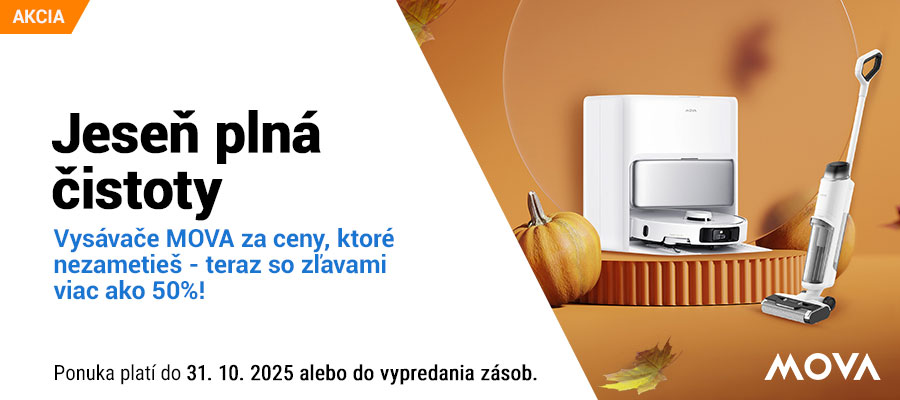 Jesenné zľavy až do -50% na produkty MOVA