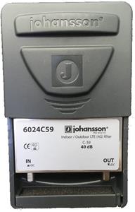 Johansson 6024C59 C48 profesional filter LTE 40 dB, DC