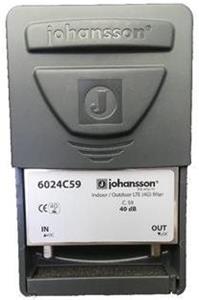 Johansson 6040C48 profesional filter 5G, LTE 35 dB, DC