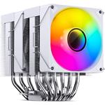 Jonsbo CR-1400 DV2 White Dual Tower ARGB, 2x92mm, chladič CPU