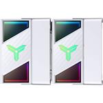 Jonsbo CR-1400 DV2 White Dual Tower ARGB, 2x92mm, chladič CPU