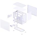 Jonsbo D32 PRO Mesh PC case, Mini case, mATX, biela