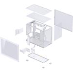Jonsbo D32 PRO PC case, Mini case, mATX, biela
