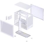Jonsbo D32 STD, Micro-ATX, temperované sklo, biela