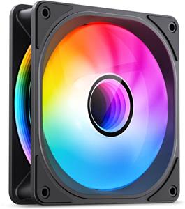 Jonsbo FR-606 Black, ventilátor 120x120x25mm