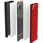 Jonsbo M.2-3 SSD pasívny chladič, červený