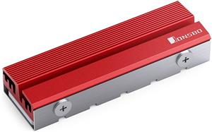 Jonsbo M.2-6 SSD pasívny chladič, červený