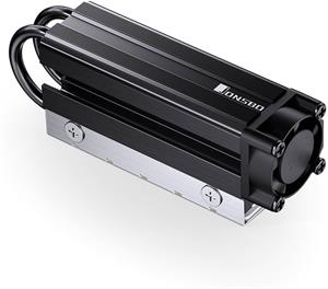 Jonsbo M.2-7 SSD aktívny chladič, čierny