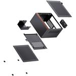 Jonsbo N10 PC case, mini case, ITX, čierna